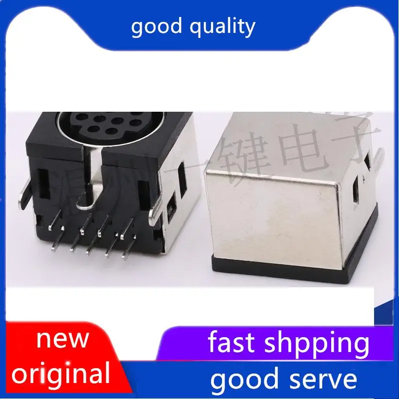 10 قطعة الأصلي الجديد MDC-9-02 مربع كبير لوحة المفاتيح المكونات DIN المقبس S محطة نصف حزمة 9 دبوس 9 واجهة النواة الإناث
