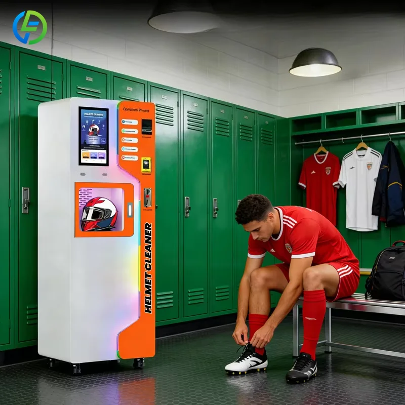 Máquina de Lavado de Zapatos Comercial Automática Personalizada con UVC+Onze y Secadora, Gestión Basada en la Nube y Wi-Fi