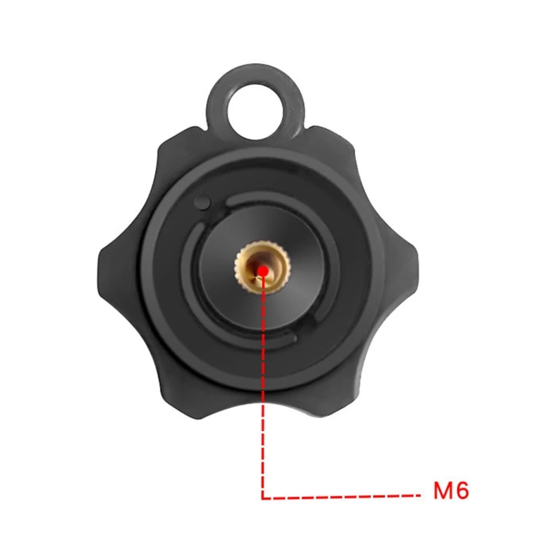 Llave de perilla de seguridad antirrobo Pin-Lock para enchufe de brazo de tamaño de 1 pulgada de diámetro para accesorios de soporte de teléfono de coche de motocicleta