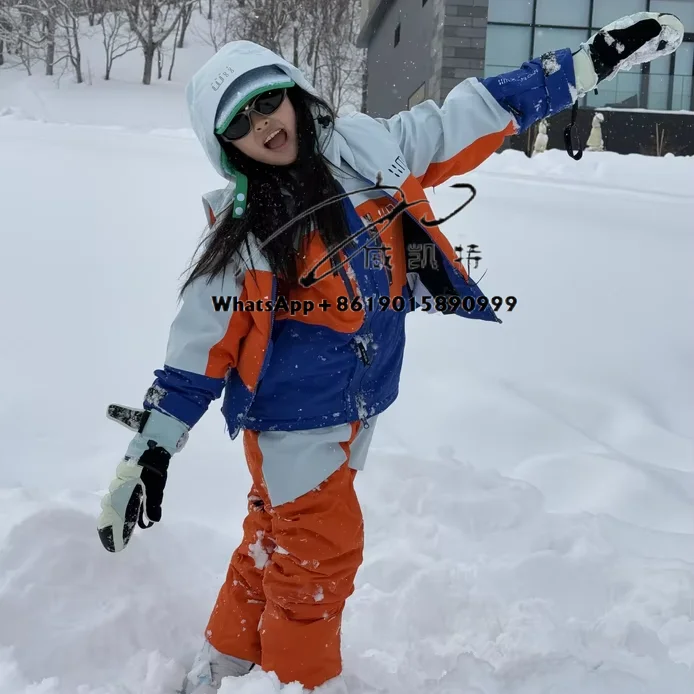 Skijacken Winter Outdoor Winddicht Wasserdicht Warm Snowboardjacke Atmungsaktiv Patchwork Schneemantel