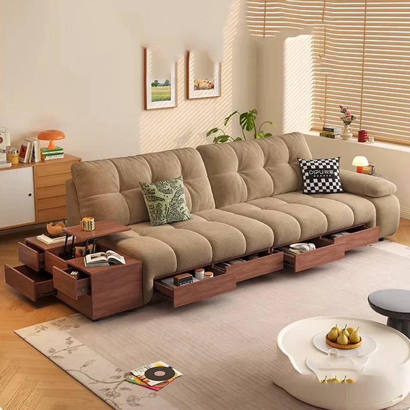 Multifunctional Decor Living Room Sofas Puffs Futon Nordic Floor Living Room Sofas Relaxing Designer Muebles Home Furniture
