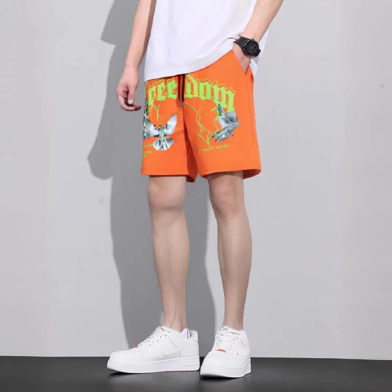 

Summer Casual Shorts Men Boardshorts Breathable Beach Shorts Comfortable Fitness Basketball Sports Short Pants Male Bermudas Tee