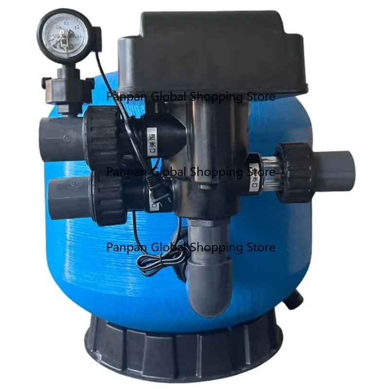 

Lar-ge-scale automatic backwashing side-mounted glass fiber swimming pool sand filtration system in LSS Fenlin Factory