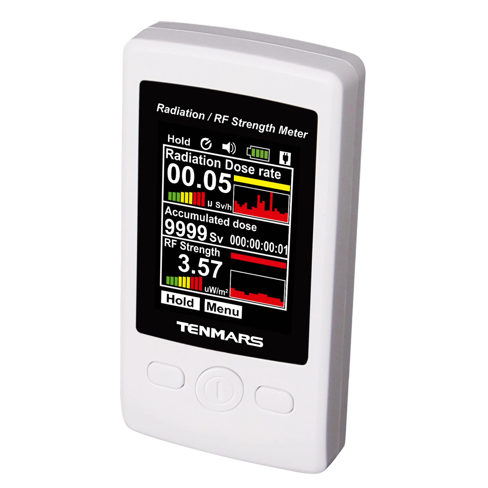 Professional 2-in-1 Radiation Detector: Geiger Counter, RF EMF Meter & Dosimeter for X-Rays, Gamma Beta Rays & Therapy (OEM)