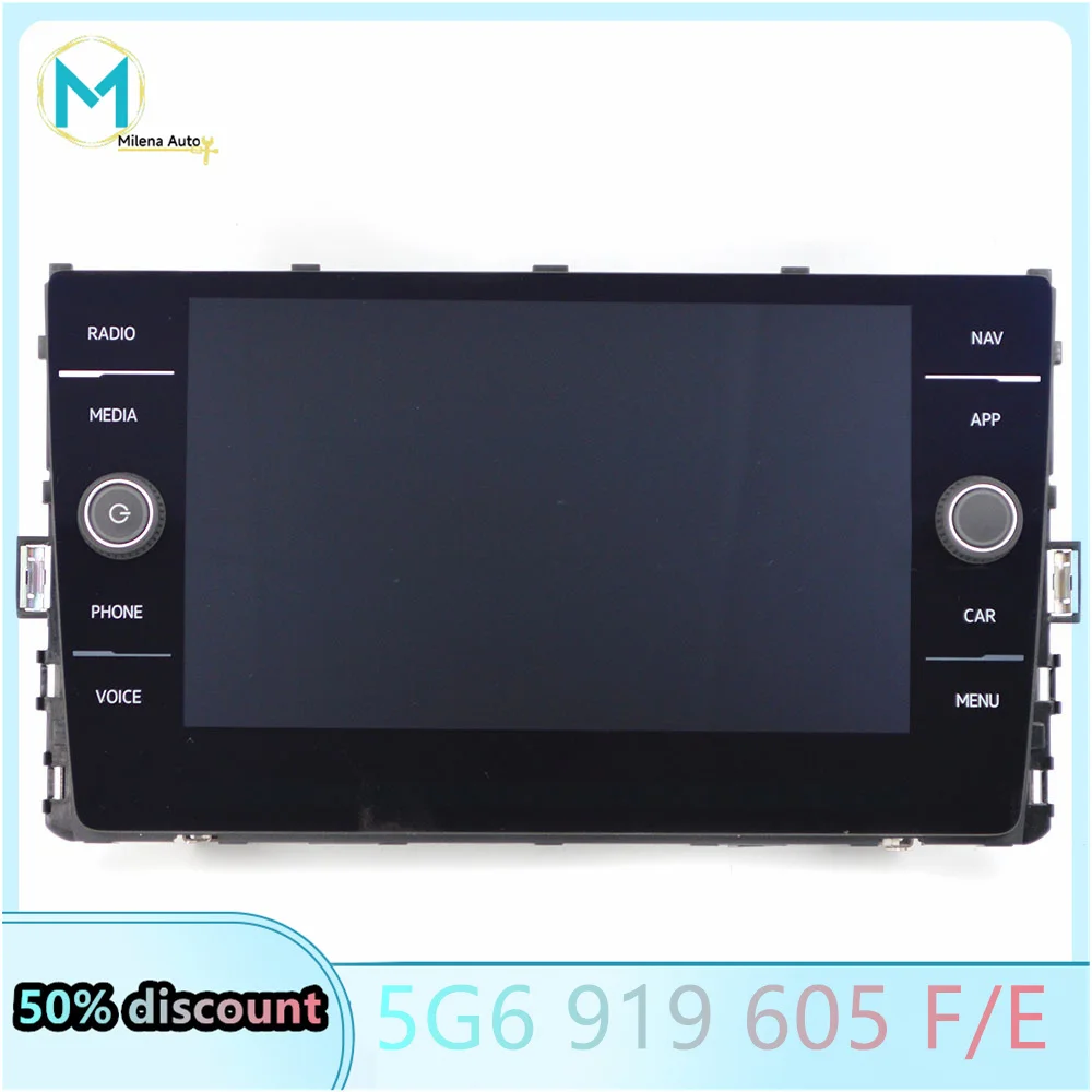 

5G6919605F/E For VW Golf 7 Passat B8 Tiguan MK2 8 inch Touch Screen Glass MIB Display Multi-media 5G6 919 605 F 5G6919605E