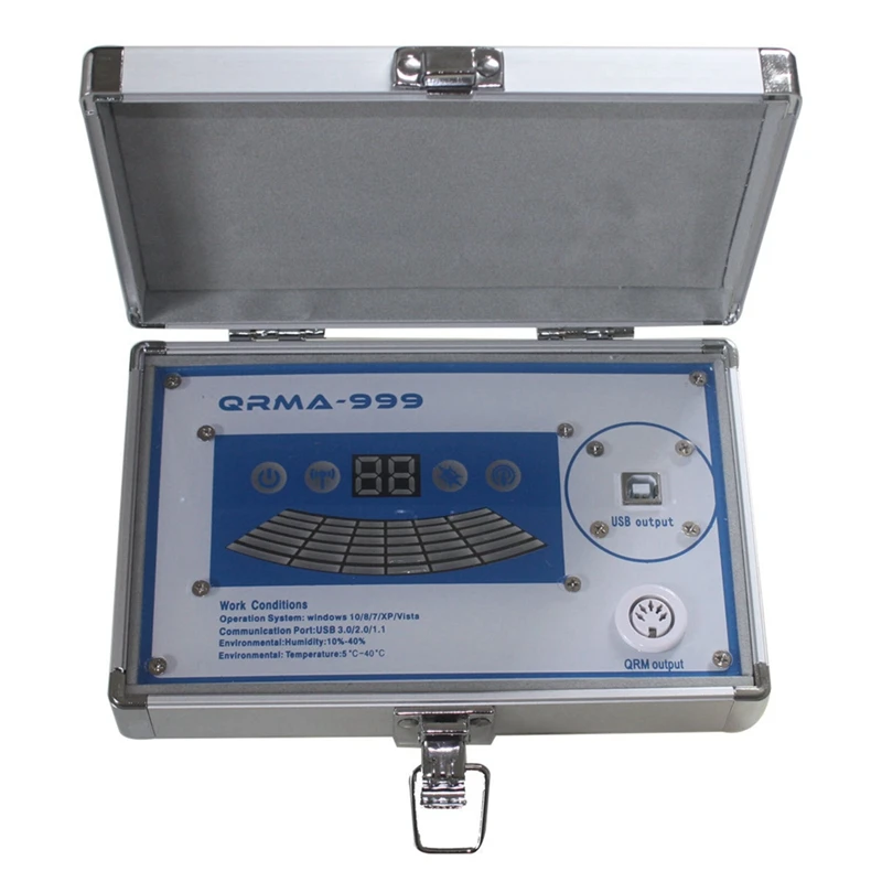 New QRMA-999 Magnetic Resonance Analyzer Quantum Health Analyzer Metal+Plastic With 54 Reports