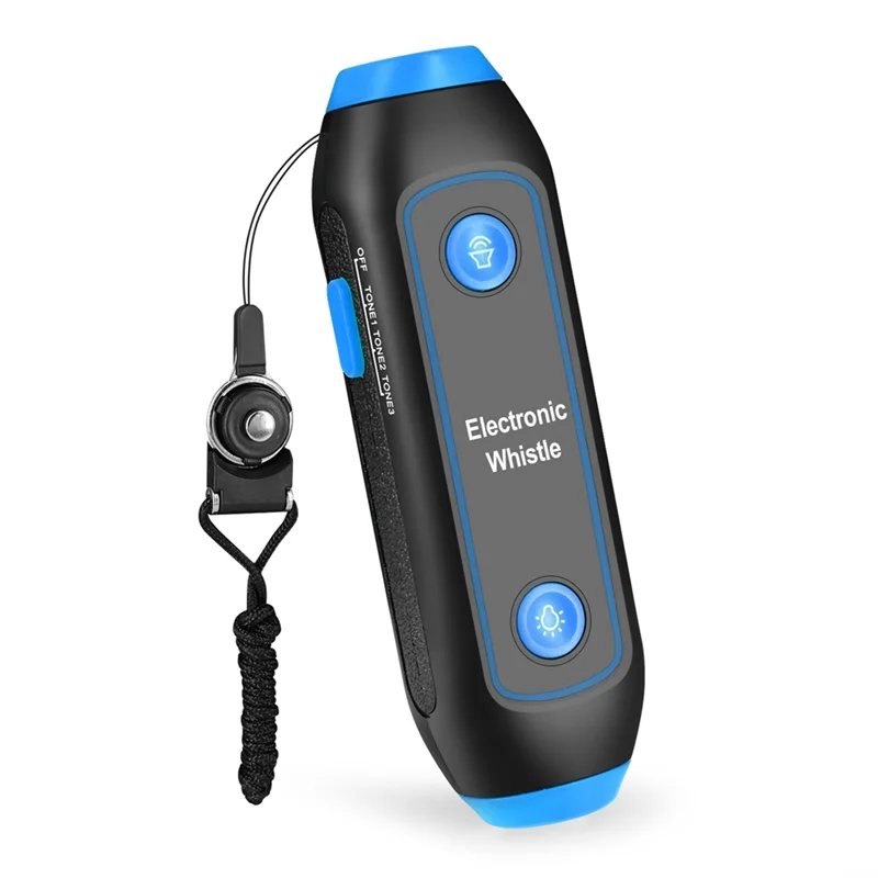 Basketball/Football Game Referee Whistle Camping Hiking Survival Electronic Whistle For Emergency Tool Blue