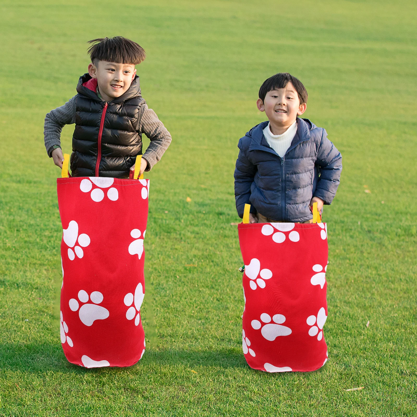 

Potato Sack Race Bags Outdoor Jumping Game for Kids Fun Party Lawn Activity Children Sack Race Bag Carnival Game Play