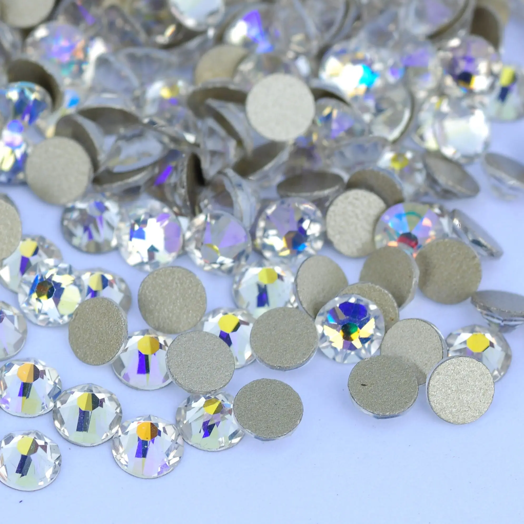 2088 Moonlight Shimmer Glitter Xirius Strass Non Hotfix Rhinestones Glass Crystals Flat Back Stones For Dress Nail Art