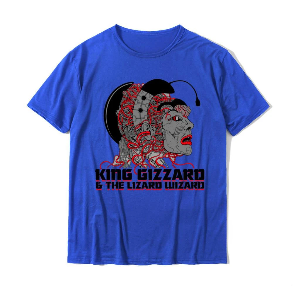 Group Special Printed On T Shirt King Funny Gizzard The Lizard Gift Wizard Cotton men clothing harajuku graphic t shirts cotton