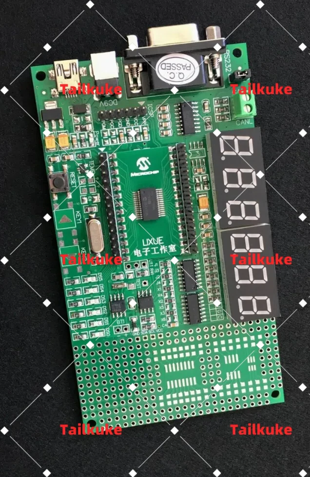 

PIC16F193X mTouch/learning board/development board length 119 mm X width 68 mm