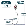 Size  2.7g