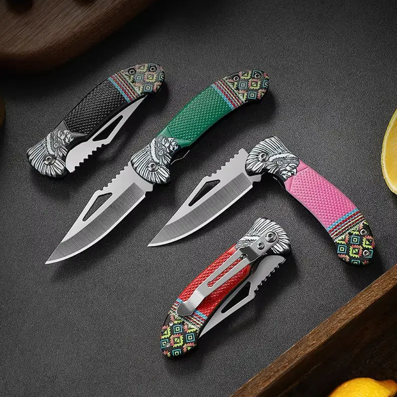 1 piece folding knife for eating meat knife for cutting fruit knife for roasting sheep stainless steel knife kitchen tools image 2