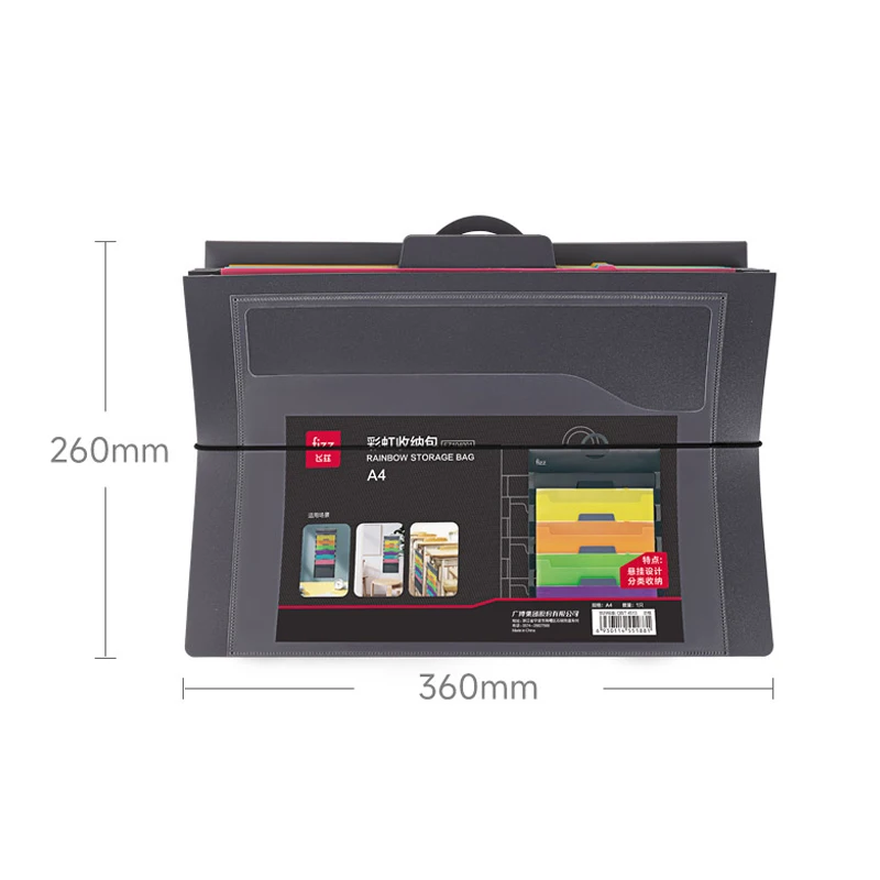 Многослойная папка для файлов Xiaomi Fizz формата А4, расширяющийся органайзер для файлов, коробка для хранения документов, портативная красочная бумага/выблик/чеков/держатель для документов