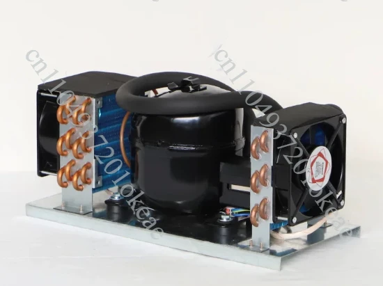 DC12V 24V Compressor Condenser BD25HC Car Refrigerator Solar Freezer Marine Refrigerator Air-cooled Refrigerator Unit