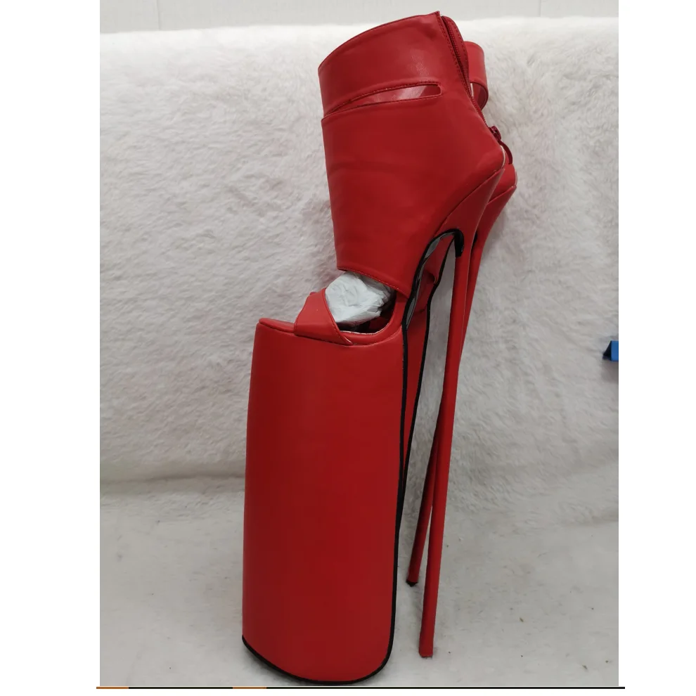 

Red Hollow Plus Platform Sandals Peep Toe Thin High Heel Fashion Sexy Cool Summer Big Size 2025 Woman Shoes Zapatillas Mujer