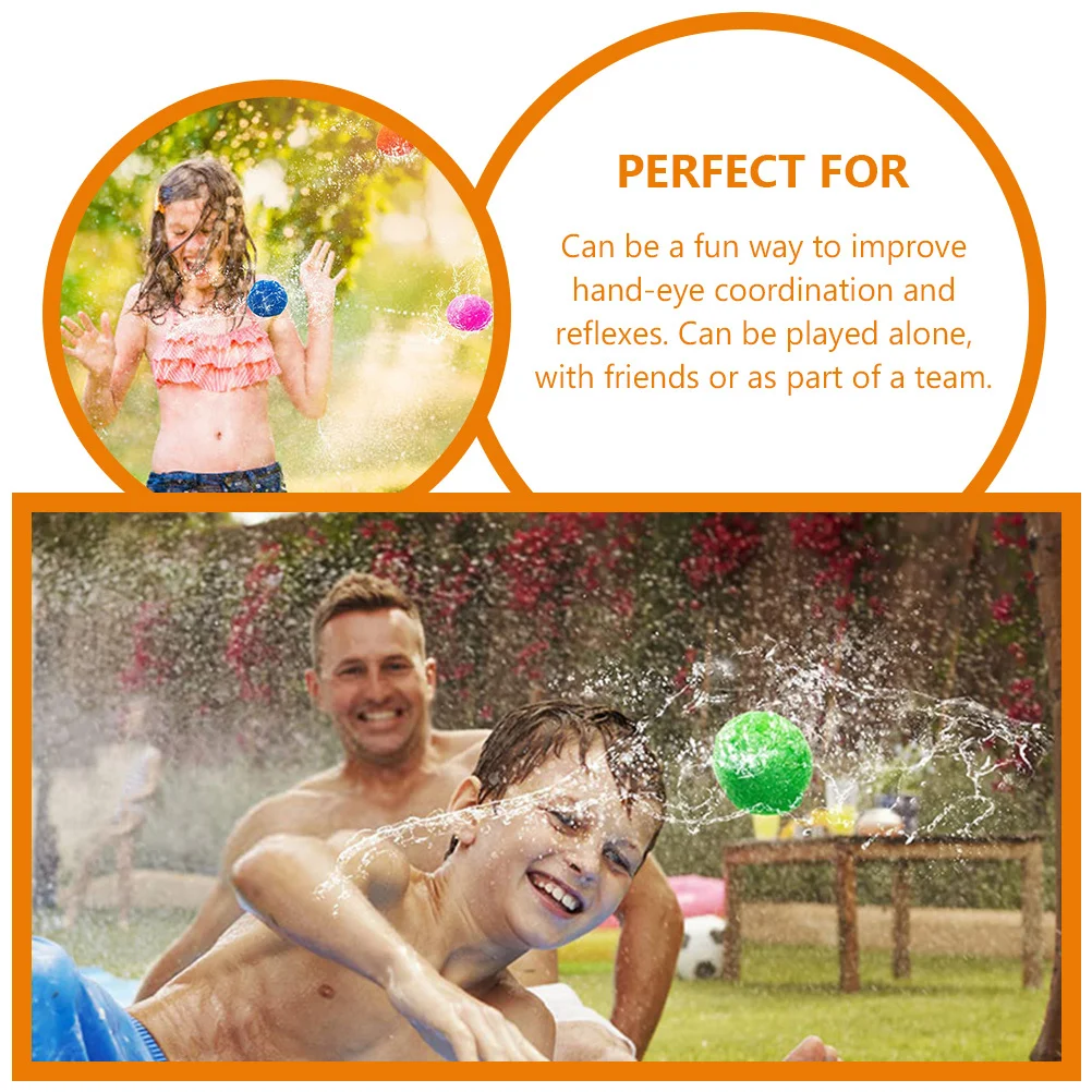 Palline riutilizzabili da 30 pezzi - Palla da gioco in piscina espandibile Fast Soak per la famiglia dei bambini - Perfetta per il divertimento in acqua all'aperto