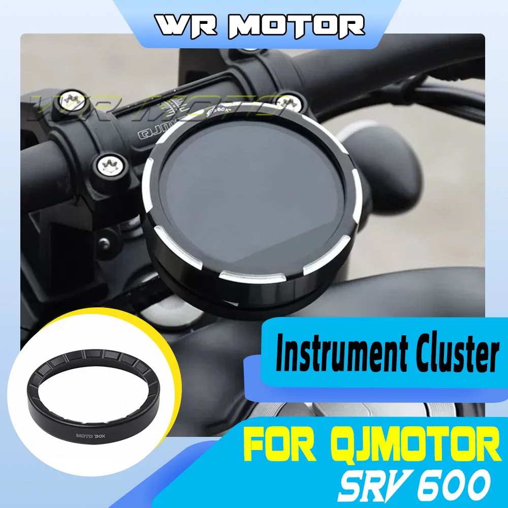 Motorcycle Aluminum Speedometer Decor Protective Cover For QJMOTOR SRV 600