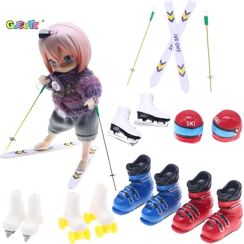 Кукольный-домик-мини-симуляторная-обувь-для-катания-на-коньках-миниатюрная-лыжная-сцена-спортивное-оборудование-ледяной-нож-обувь-реквизит-аксессуары-модель