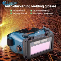 Solar Energy Automatic Dimming Argon Arc Tig Welding Glasses Welder Mask Helmet Equipment Gas Cutting Safety Goggles Protect