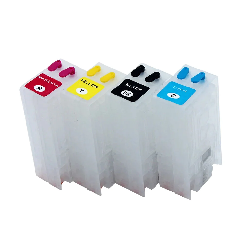 Empty refillable Ink Cartridge No chip For Epson TM-C3500 TM-C3510 TM-C3520 Printer for Epson GJiC22P Label Without Chip