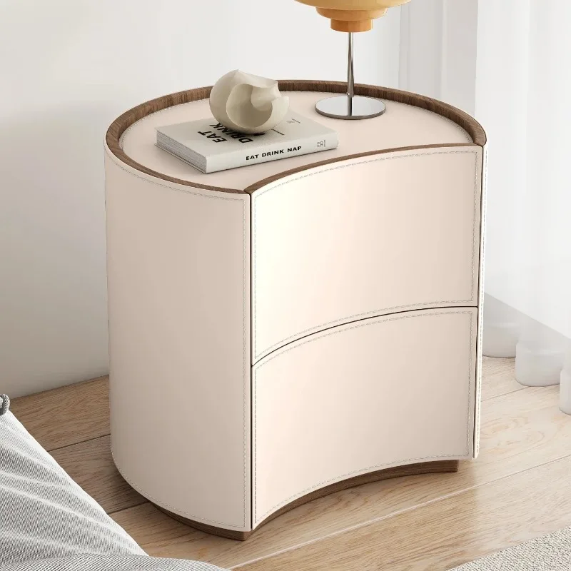 Organizer Aesthetic Bedside Table Luxury Minimalist Simple Style Creative Nightstands Trendy Accent Mesa De Noche Home Furniture