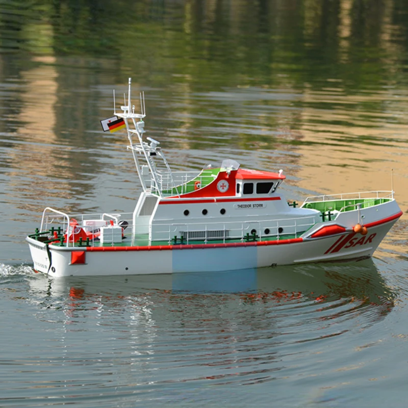 SK33 Ocean Rescue Boat 1/32 Remote Control Finished Boat Kit Boat SAR Series Work Boat Model Glass Fiber Reinforced Plastic Hull