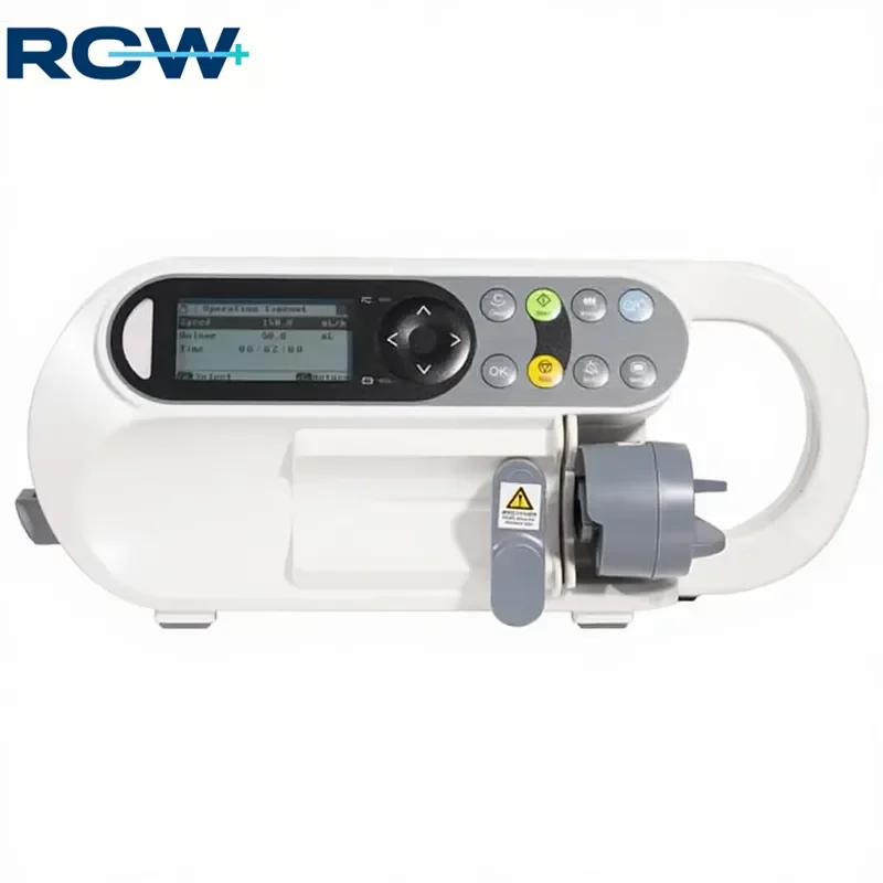 RCW Portable Pump with Pressure Monitoring and History Record for Hospital and Veterinary Surgery