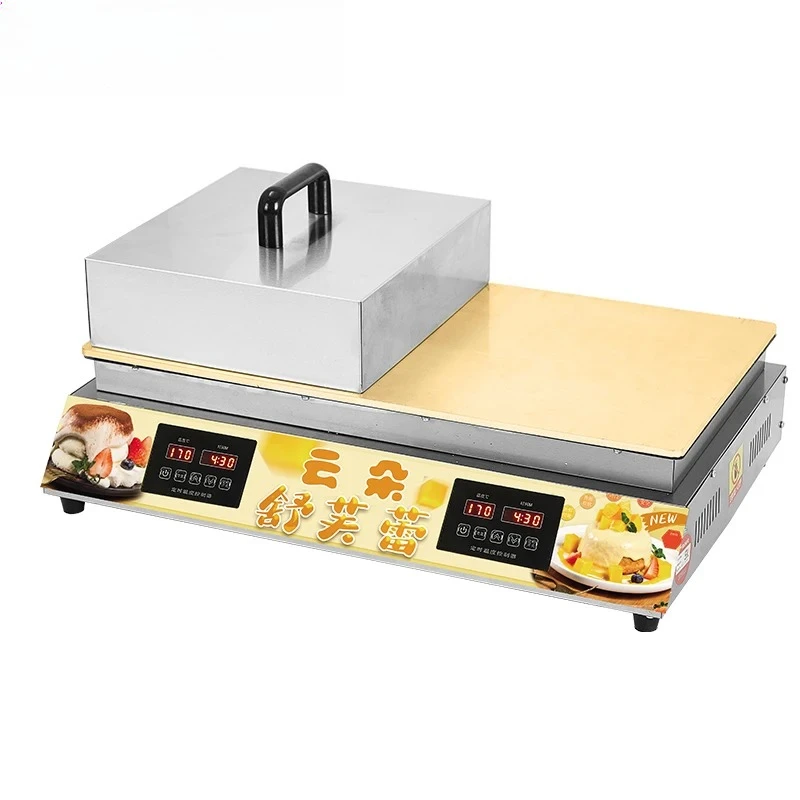 soufflé machine stall electric heating automatic temperature control causeway burning machine muffin machine Internet celebr