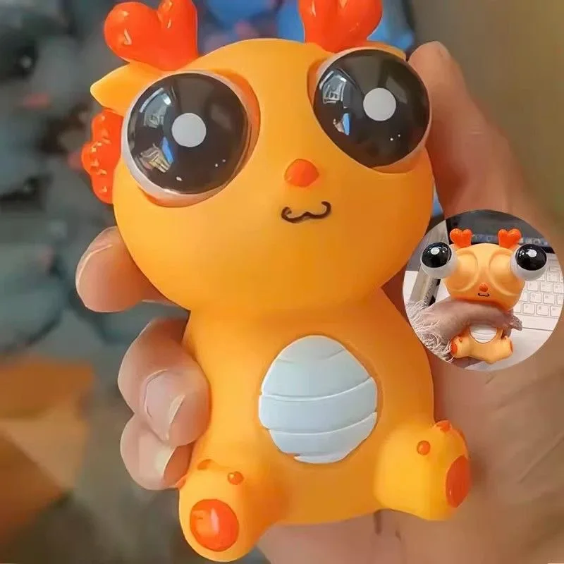 Juguetes creativos para aliviar el estrés Dragon Fear, juguetes sensoriales de animales para apretar, laberinto feliz, lanzamiento divertido