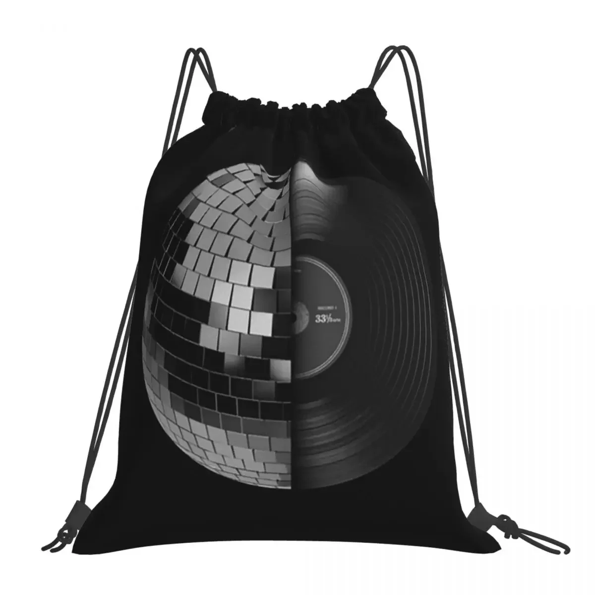 

Disco Backpacks Multi-function Portable Drawstring Bags Drawstring Bundle Pocket Sports Bag BookBag For Man Woman School