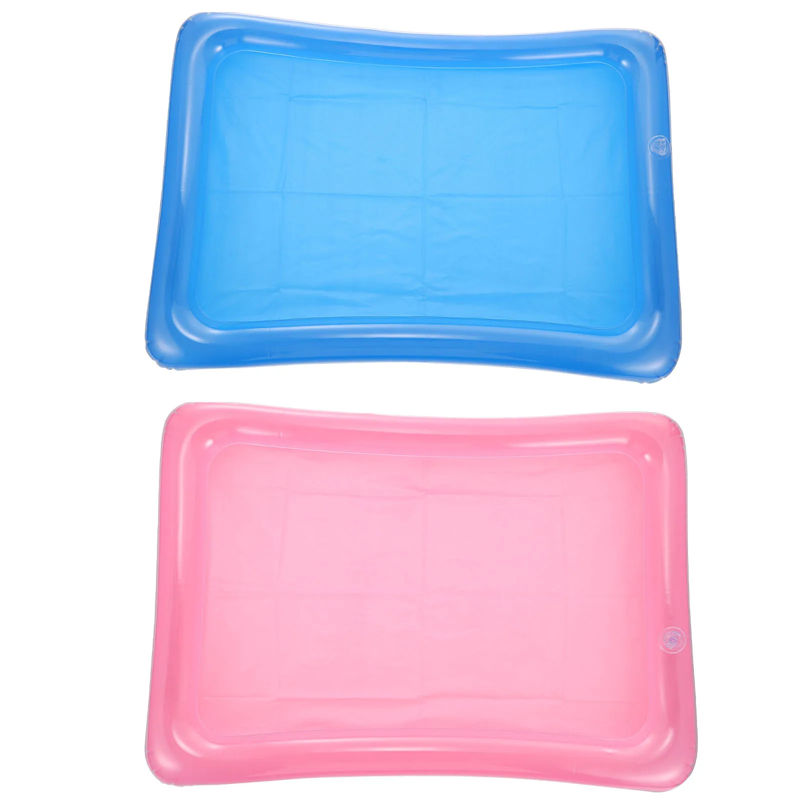 2 Stuks Opblaasbare Drijvende Bekerhouder PVC Materiaal Zwembad Party Supply Zwembad Drijvende Lade Zomer Party Ijs Buffet Koeler