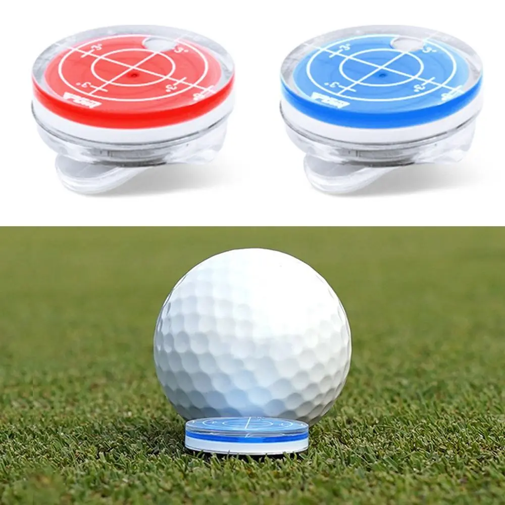 Golf Level Mark Magnetic Cap Clip Golf Ball Marker Training Aids Accessories