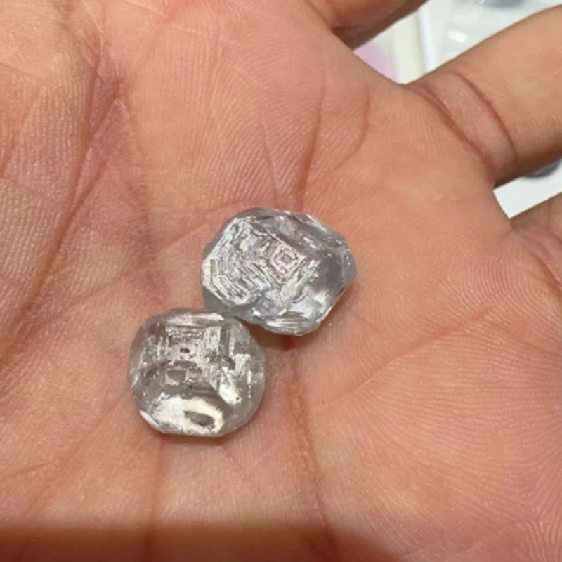 HPHT CVD Lab الخام الاصطناعية الأبيض نمت الماس فضفاض DEF VVS-SI الأحجار الكريمة سوبر الأبيض لمجوهرات الزفاف الجميلة #4