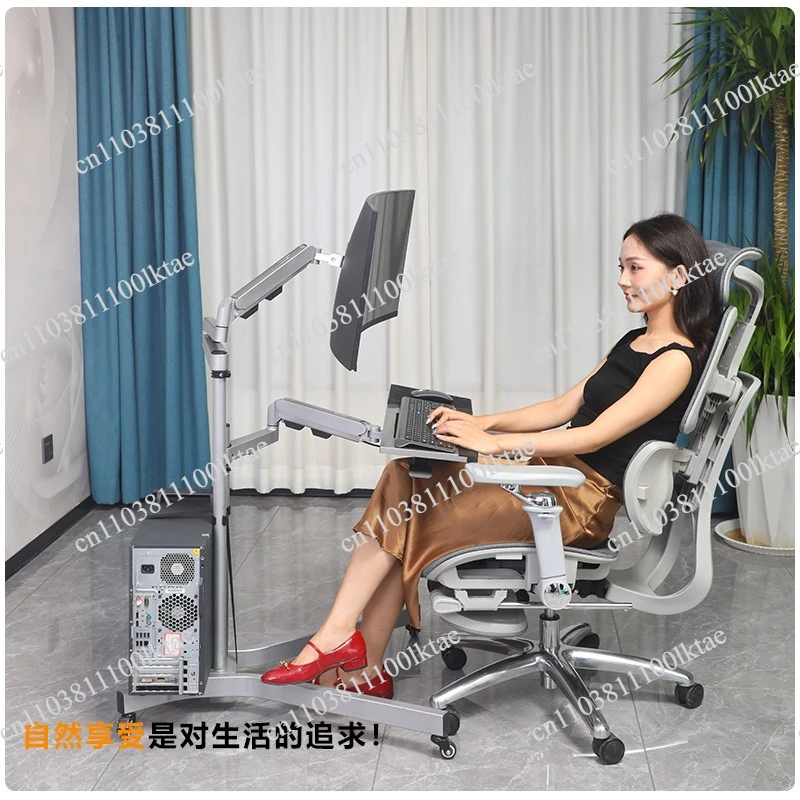 OK Holder Laptop Holder Adjustable Height Angle Holder Ergonomic Desktop Desk Bedside Computer