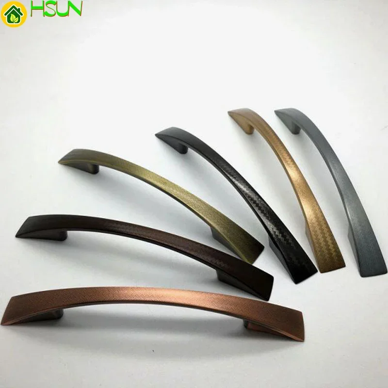 New hole spacing 96mm American modern simple wardrobe door handle European shoe cabinet drawer wine cabinet handle