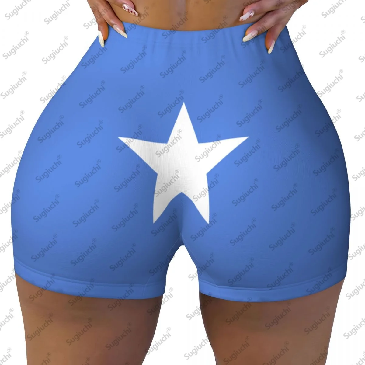 

2026, шорты для йоги с флагом Сомали для женщин, шорты для тренировок, подтягивающие ягодицы, с высокой талией, шорты для бега в тренажерном зале