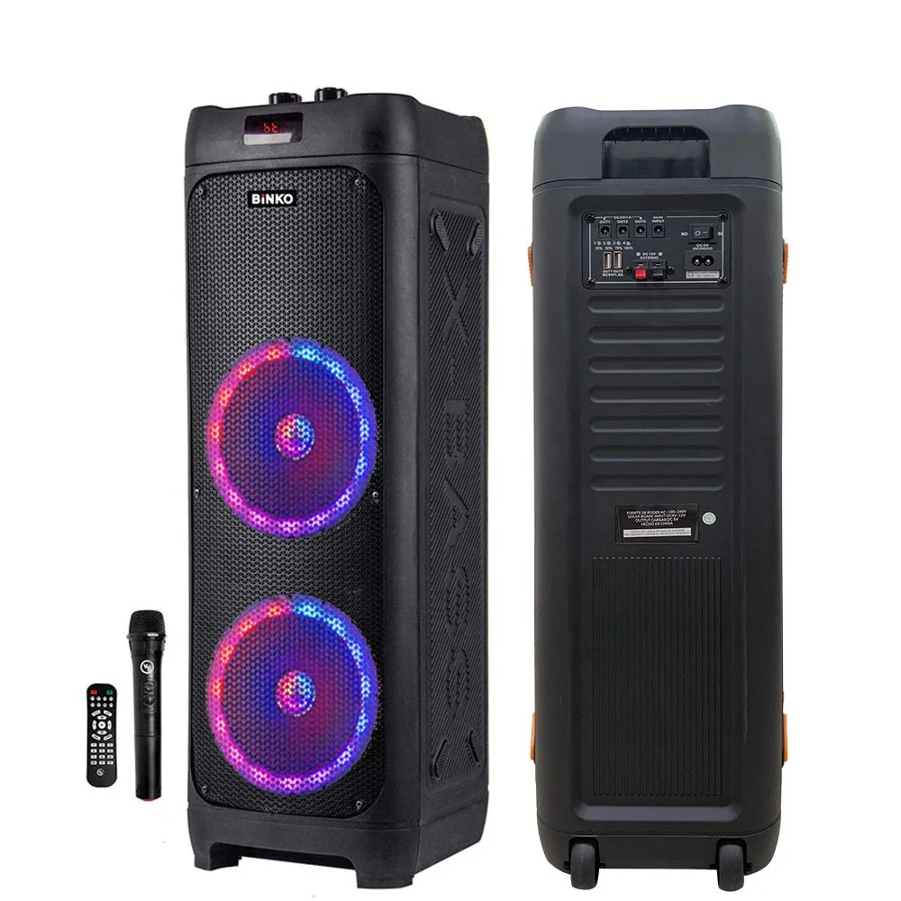 6.5inch BiNKO pa outdoor party dj karaoke powered woofer usb sound touch subwoofer bass TWS Mobile Speaker portable