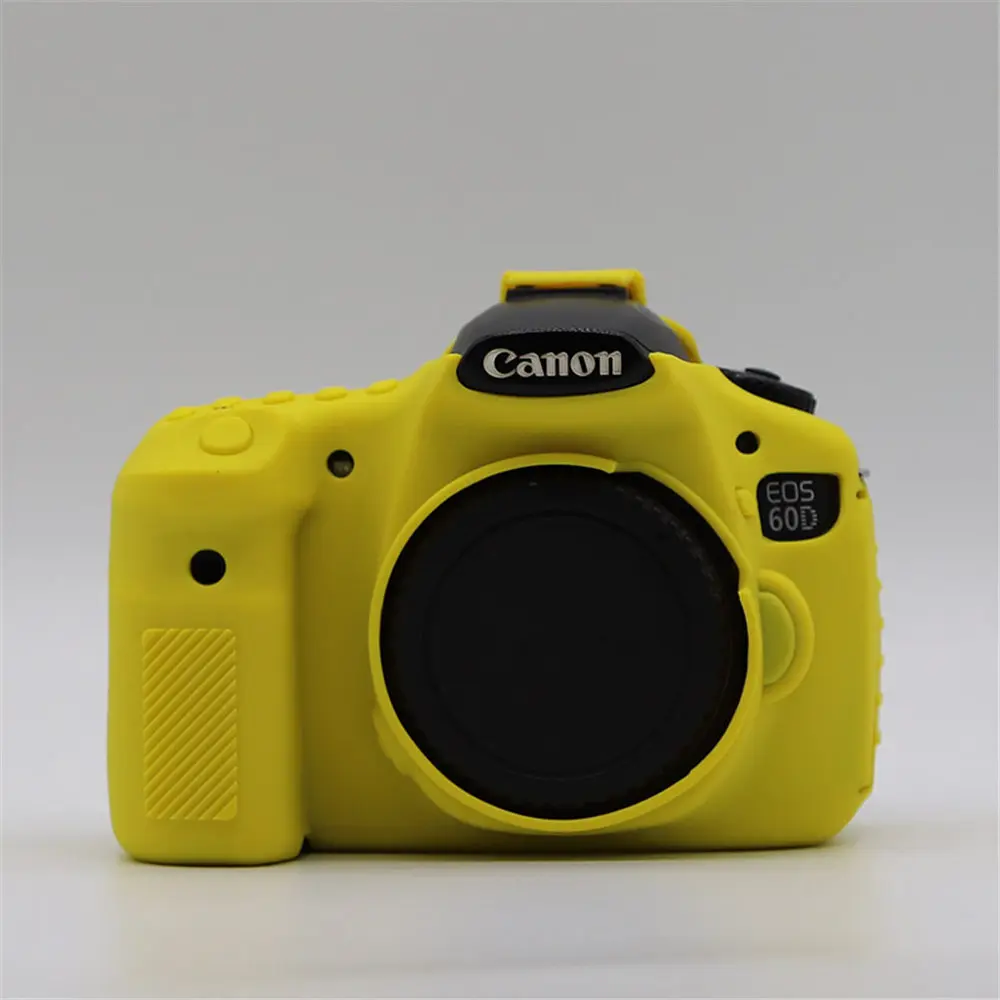 Soft Silicone Armor Body Case For Canon EOS 60D Protective Camera