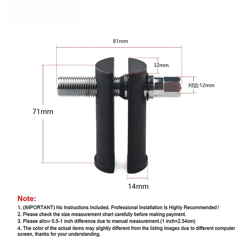 For Motorcycle Steering Stem Bearing Tool Long Lasting High Accuracy Steering Neck Bearing Race Remover High Strength