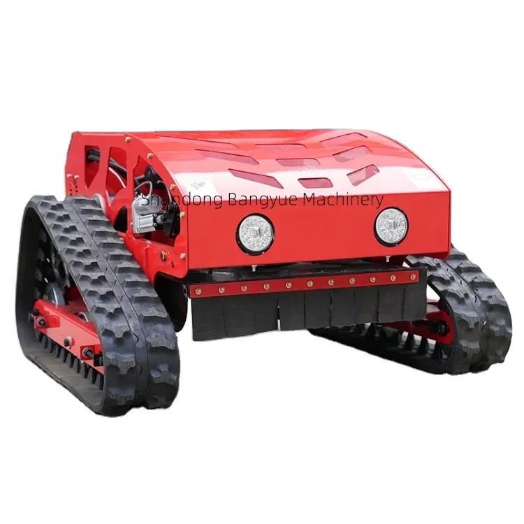 

Crawler remote control garden mini robot Mower Small farm household gasoline mower