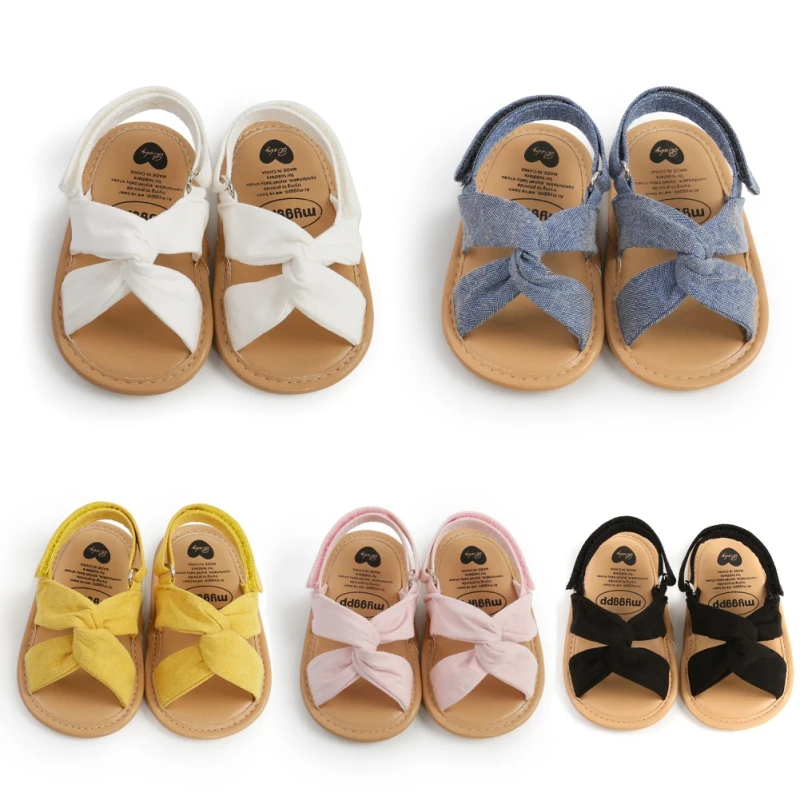 

Summer Baby Sandals Bowknot Toddlers Soft Sole Shoes Anti-slip First Walkers Girls Boys Outdoor Indoor Prewalker Shoes