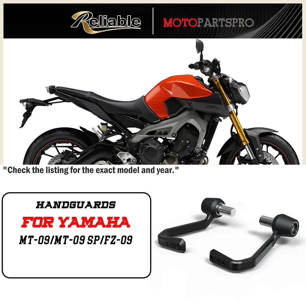 

FZ/MT-09/SP Motorcycle Handle Protection PlateBrake and Clutch Lever Protector Device For Yamaha MT-09 MT-09 SP FZ-09 2013-2020
