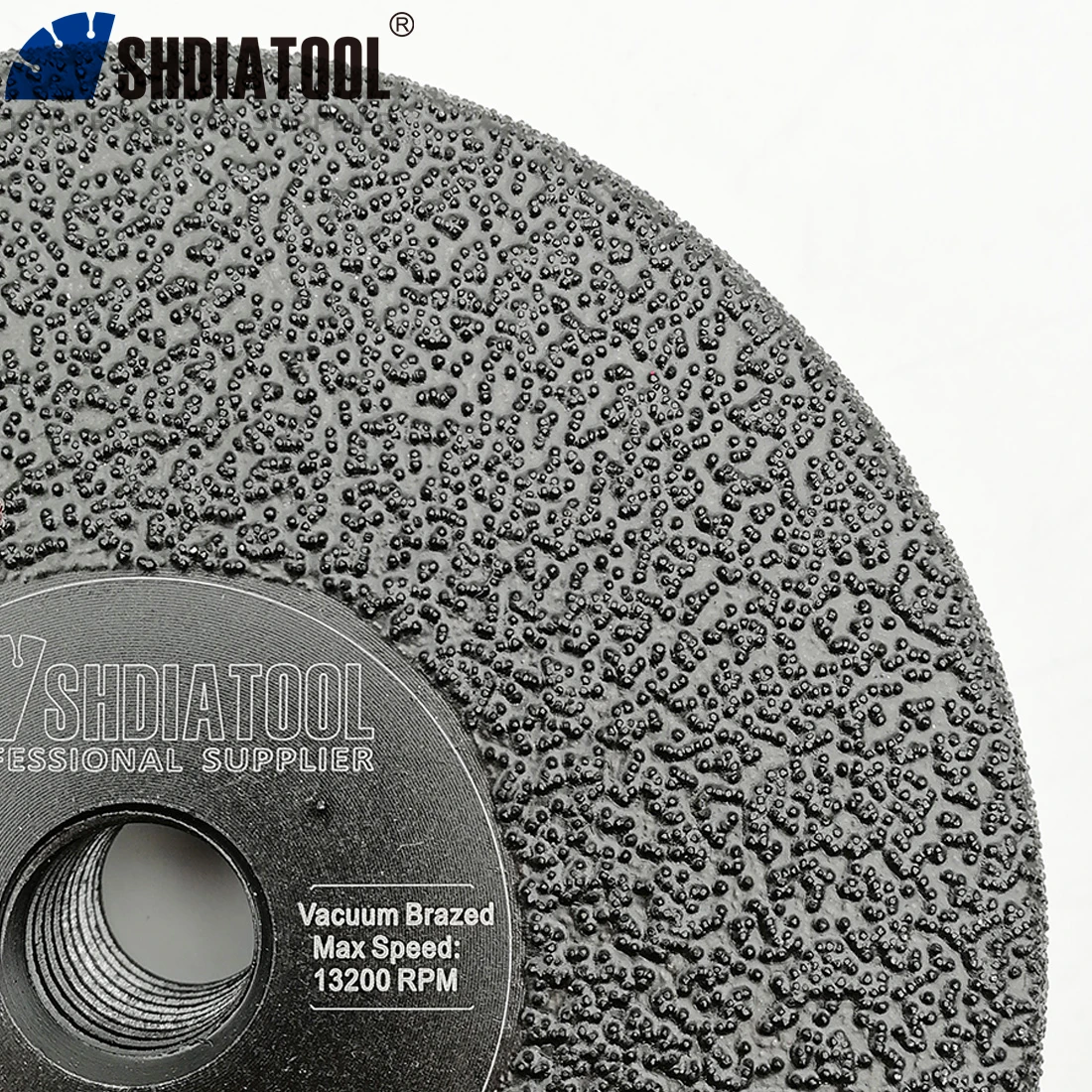 SHDIATOOL 1Pc Dia100mm M14 Vacuum Brazed Flat Grinding Wheel 4Inch Grinder Disc For Granite Marble Artificial Stone
