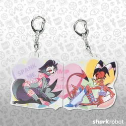 Stolas Blitz Anime keychain women funny acrylic key chain man key ring Pendant Ornament Accessories friend gift jielaoda