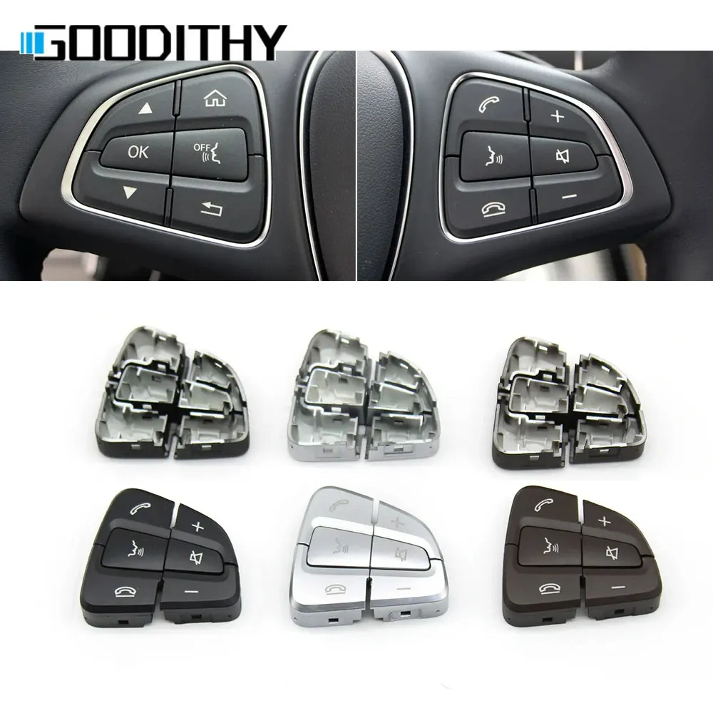 

W205 W253 Car Multifunction Steering Wheel Control Switch Push Buttons Replacement For Mercedes BENZ C GLC Class A0999050200