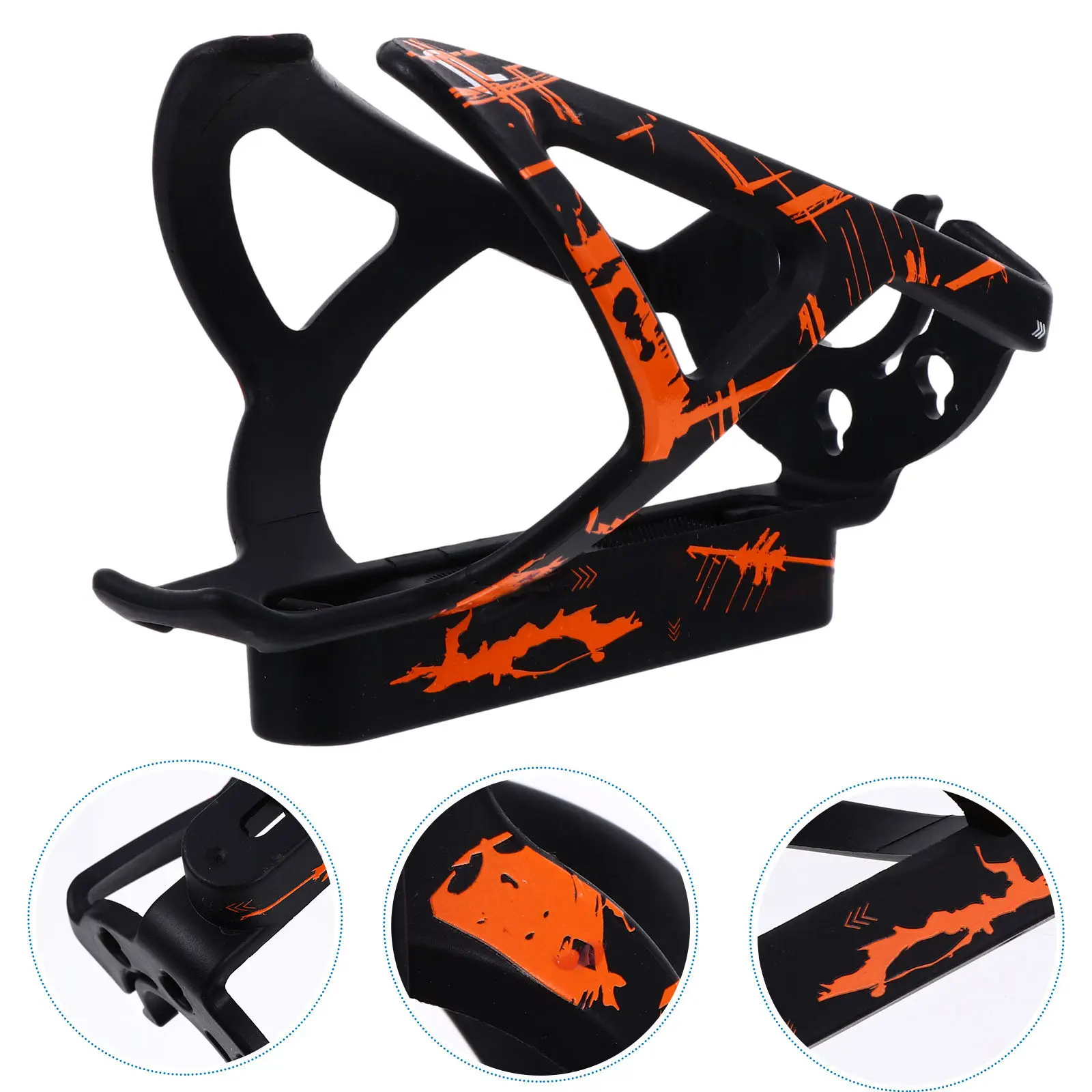 

Держатель для бутылки с водой для велосипеда, высокопрочный пластик, приятная текстура, устойчивость к выцветанию, креативный дизайн, велосипедные принадлежности