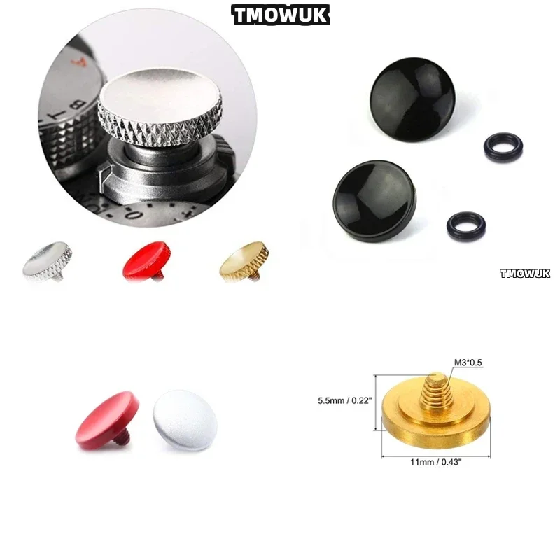 

For Fujifilm X100S X100F XPro3 XT4 XT20 XE2S GFX50S XT100 XA3 - Fashionable Concave Metal Shutter Release Button