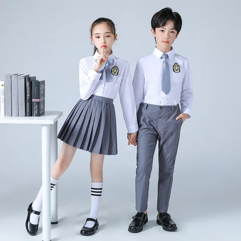 Primary and secondary school students choir graduation costumes, children's kindergarten uniforms, English style school uniforms