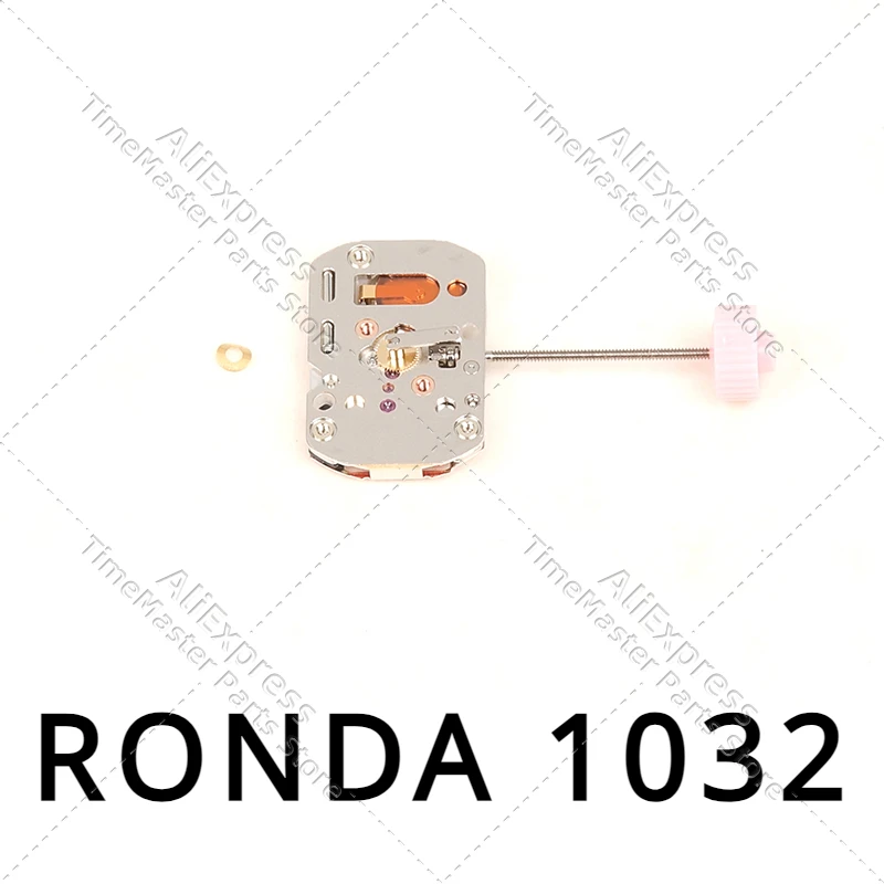 Accesorios para relojes Nuevo movimiento suizo RONDA 7 1032 Movimiento de cuarzo Rendimiento estable